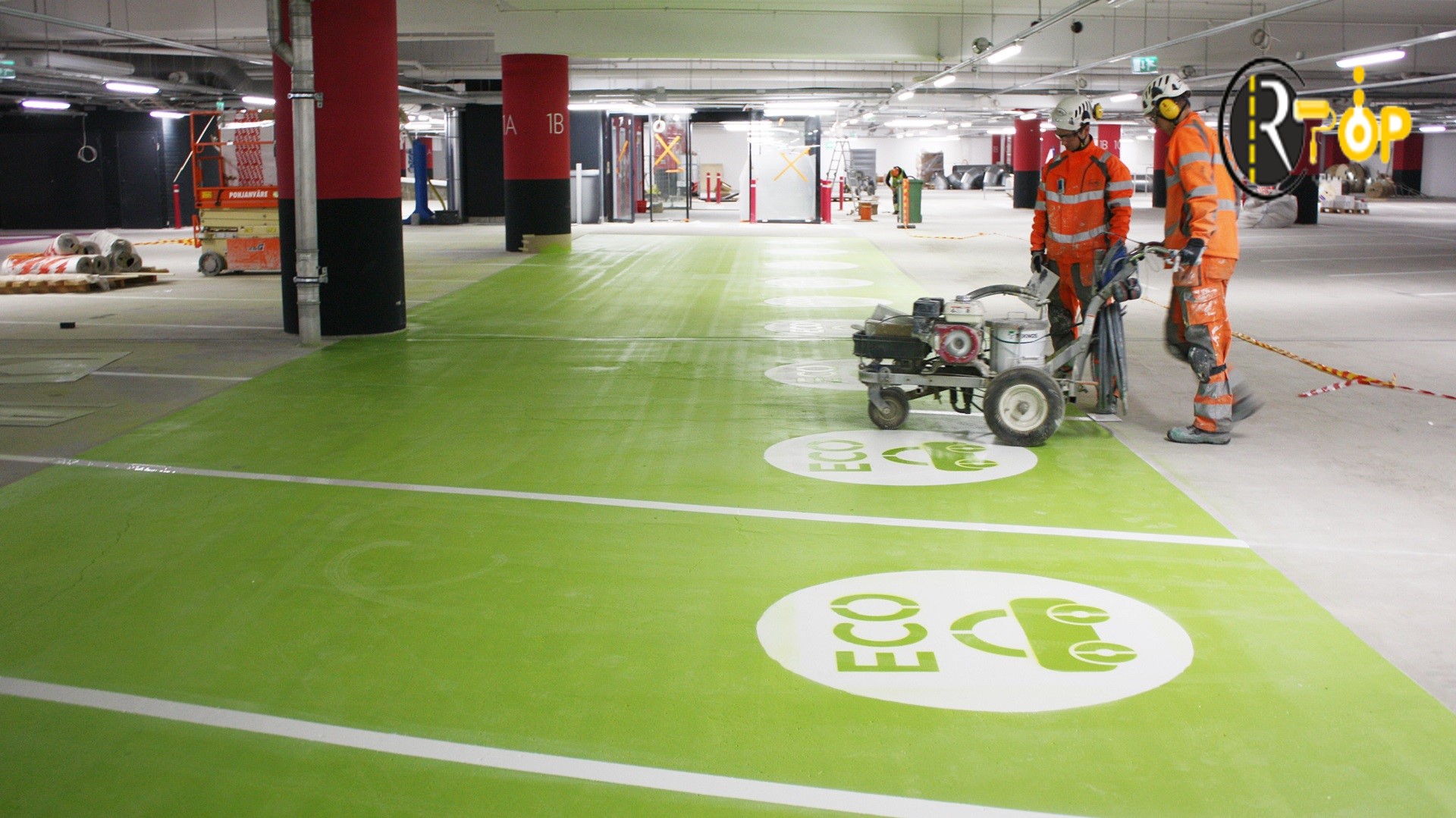 رنگ نشانگذاری کف 