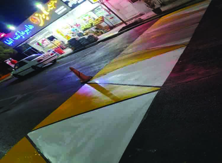 معرفی رنگ سرعت گیر آسفالتی