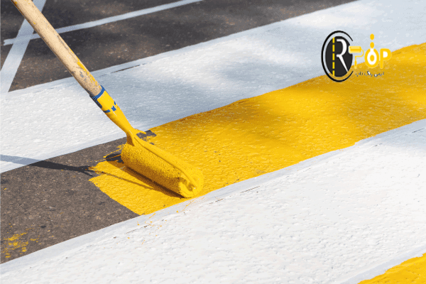 فروش رنگ خط کشی اسفالت جاده معابر و پارکینگ