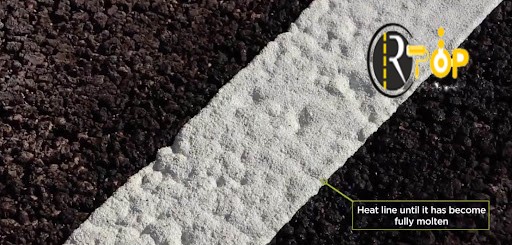 رنگ خط کشی روی بتن